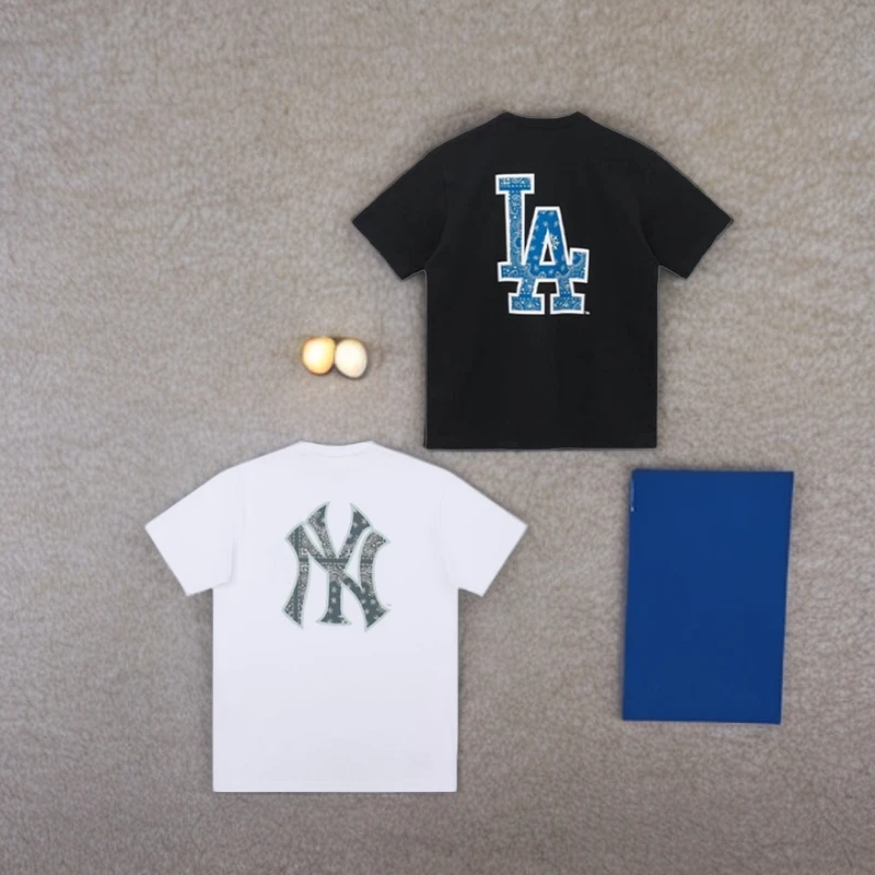2024年New Era 夏季T恤MLB系列潮流情侣款运动短袖舒适时尚透气
