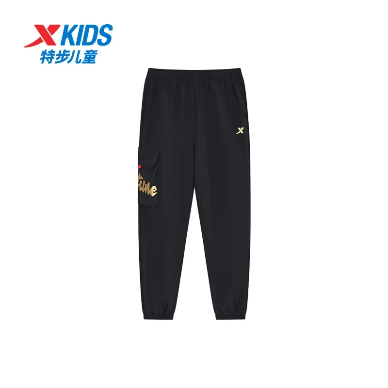 9039【赵老板专属】特步儿童25年服中大童运动长裤675126669039