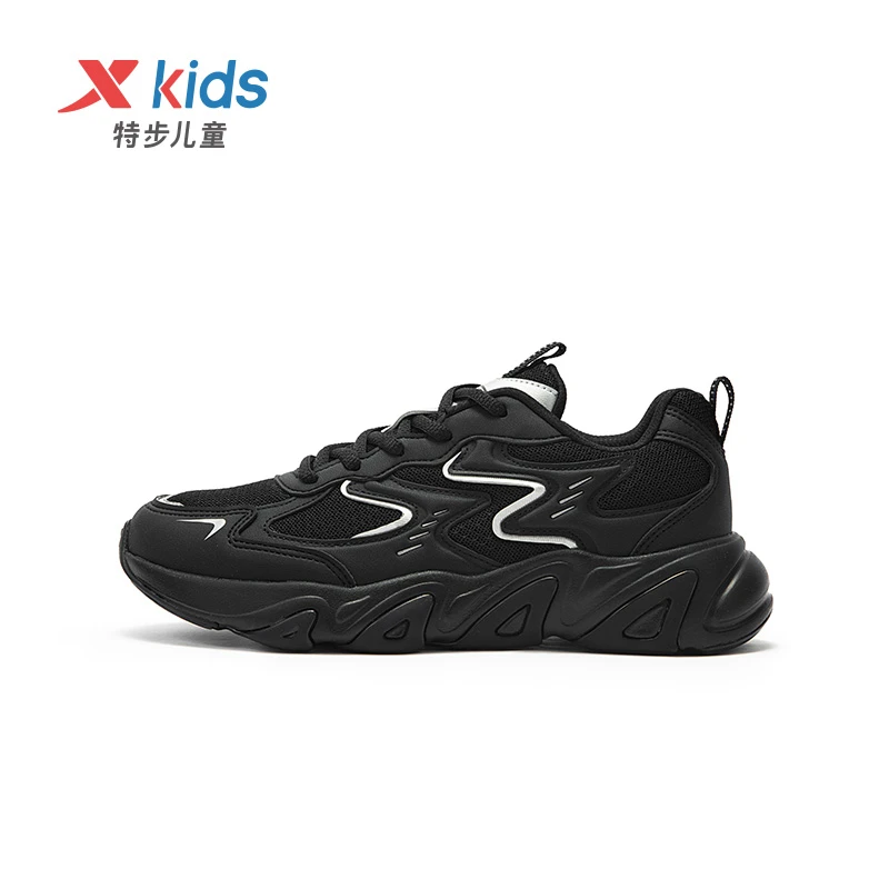 【粉丝专享】特步儿童飞弹科技减震稳定透气跑鞋678316119341