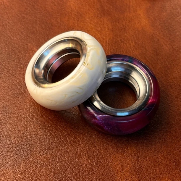 【机械指环】手指旋转拨动棘轮感戒指多段落diy调节手感解压edc玩具