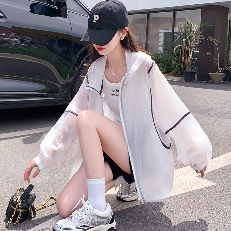 清凉防晒衣女士2024新款轻薄夏季外套开衫防晒服透气户外百搭
