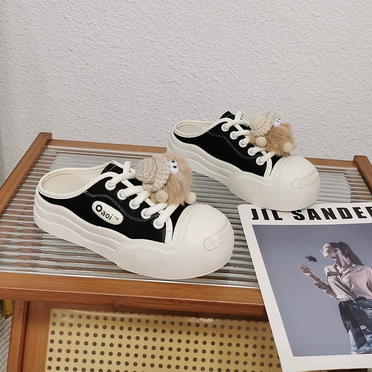 厚底丑萌卡通新款夏季大头洋气包头拖鞋5920-39