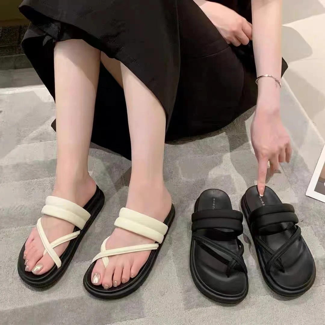 法式晚风拖鞋女夏季新款配裙子仙女风凉拖拖鞋218-8