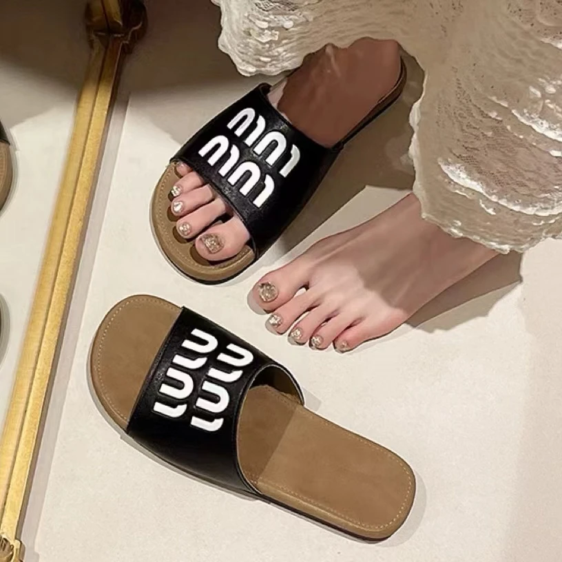 法式晚风拖鞋女夏季新款配裙子仙女风凉拖拖鞋988-6