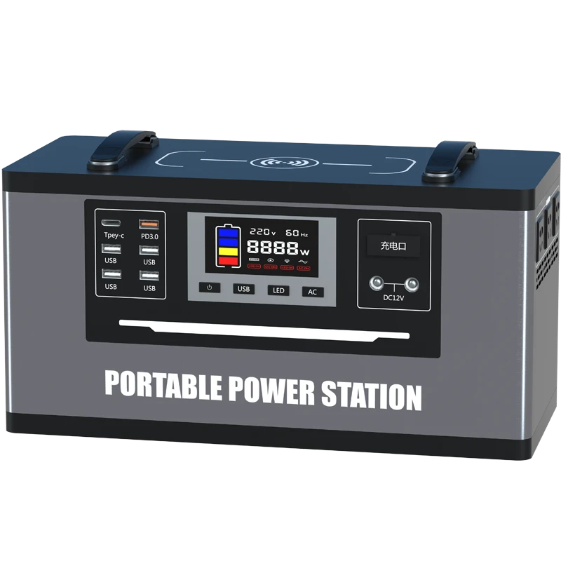 松为户外电源4000w商用电器大功率咖啡机制冰机摆摊备用应急电池