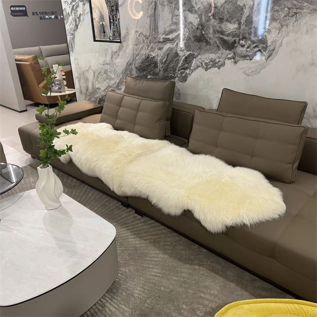 卧室羊毛坐垫加厚阳台加厚毛毛床边毯毛垫长毛绒