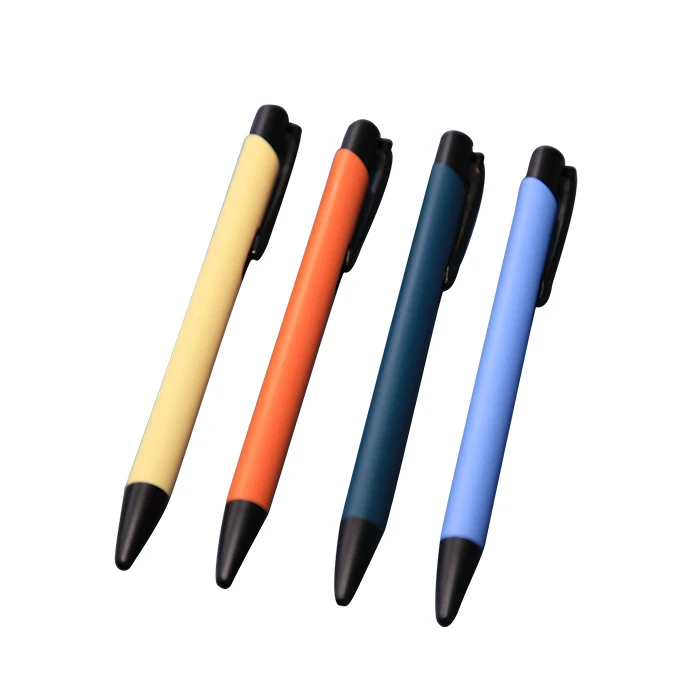有神杆按动签字笔广告笔定做办公礼品定制logo