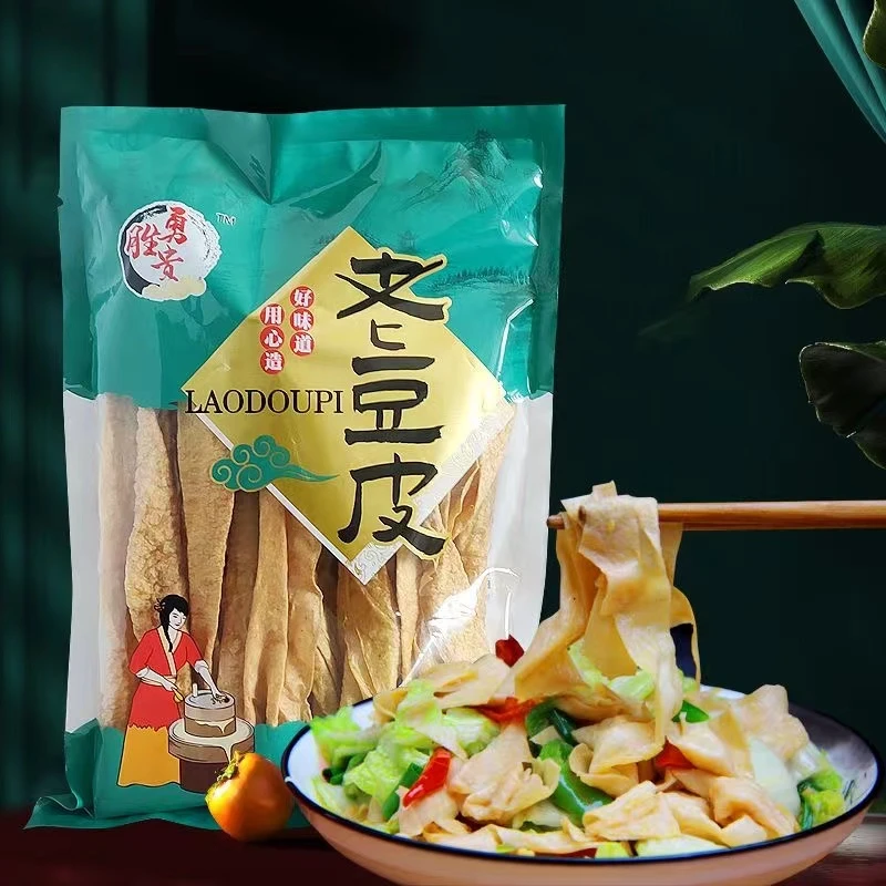 【无盐老豆皮】贵州特产干货豆腐皮240g*5包豆皮人造肉蛋白肉