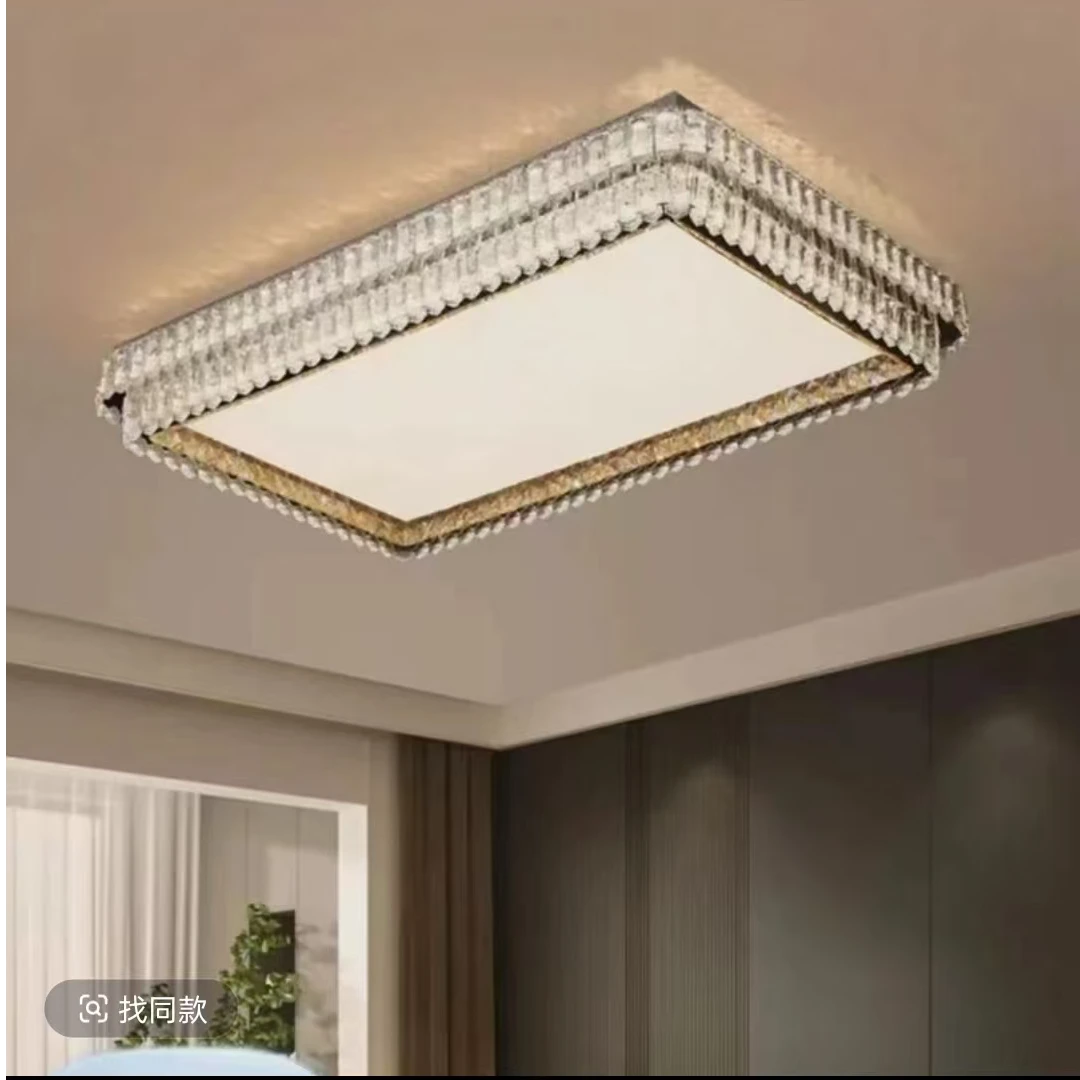 样板出售水晶沙8913家用不锈钢水晶平板灯套餐系列简约轻奢创意