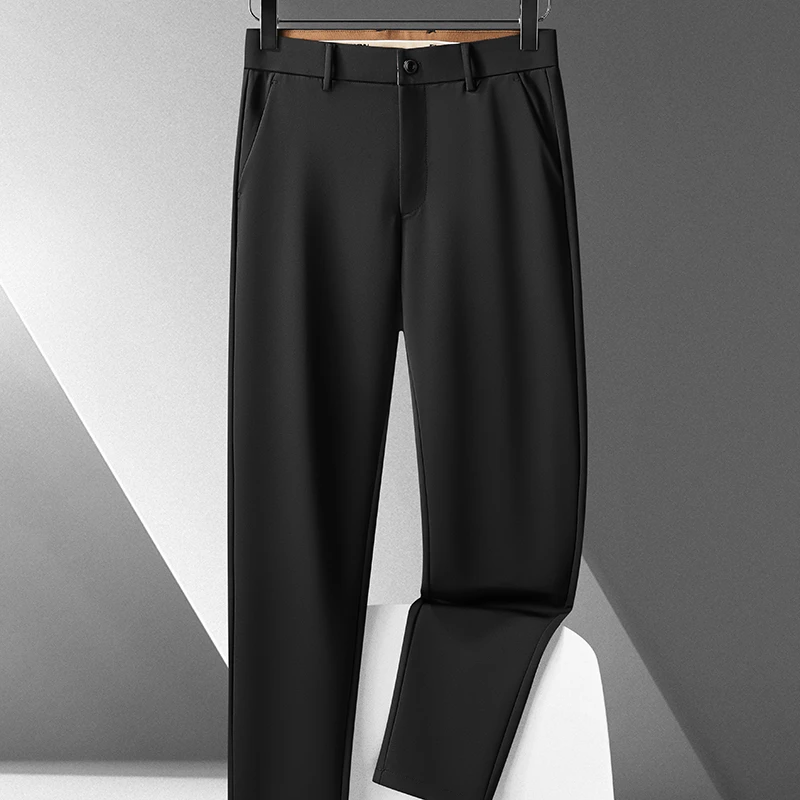 【艺禾轻奢大码】男士大码商务宽松透气直筒商务休闲裤弹力百搭长裤