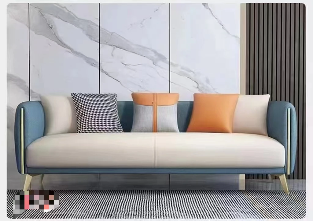 轻奢简易直排沙发