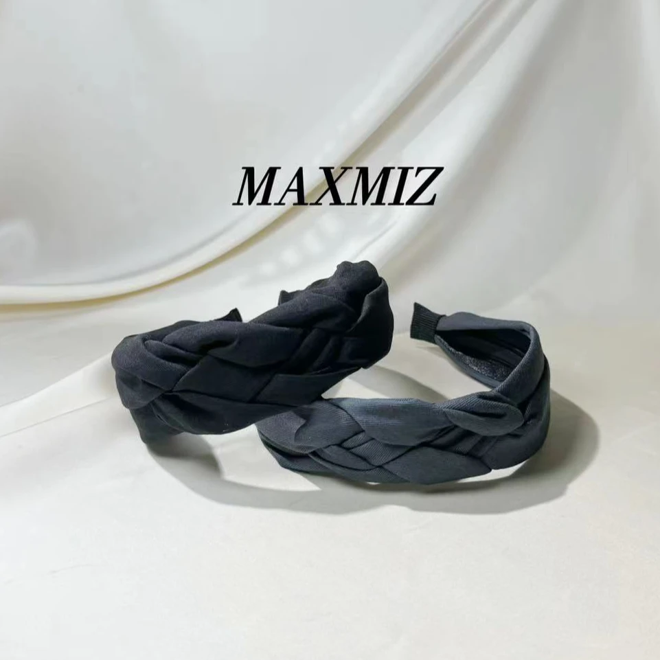 东大门 手工简约纯色编织发箍 2128