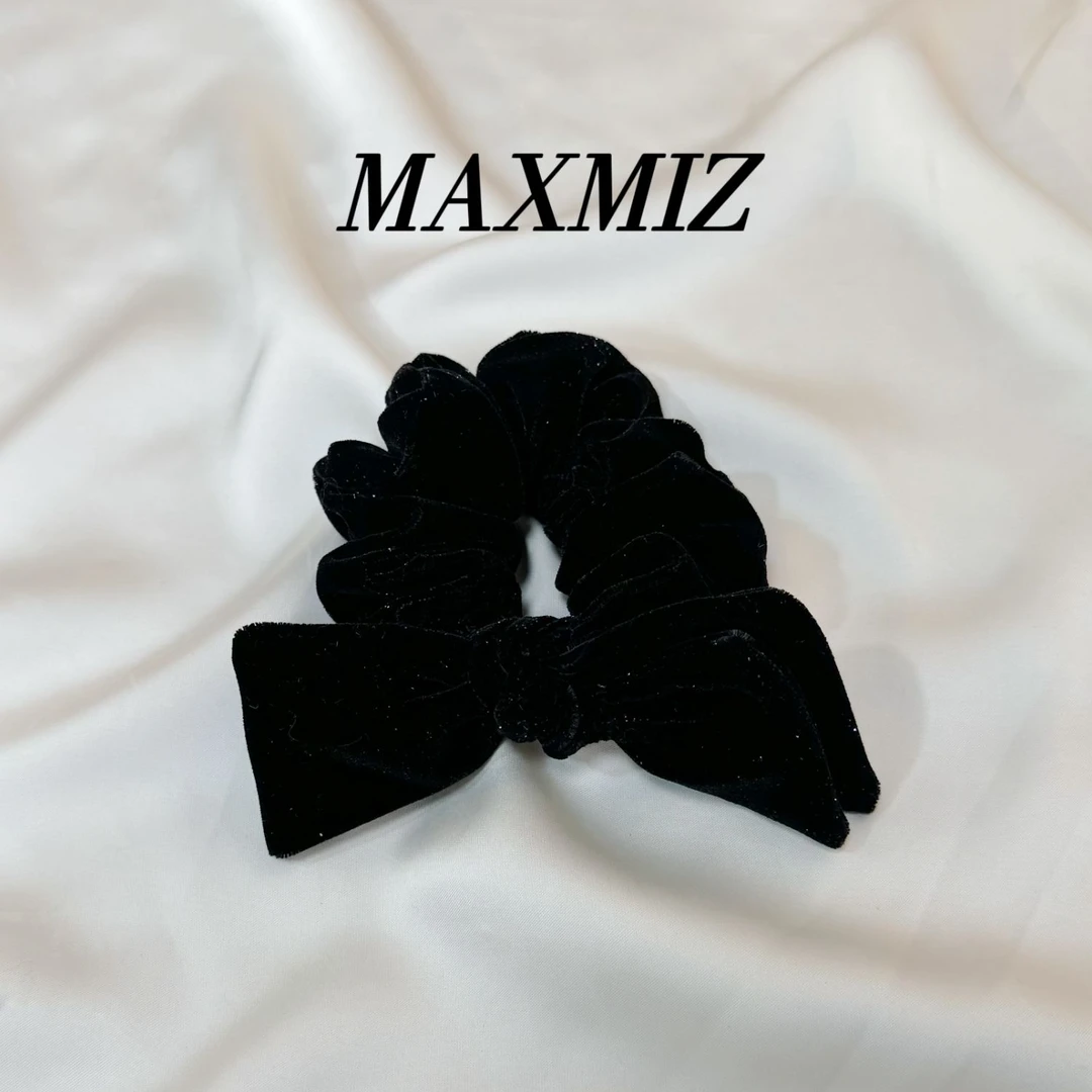 东大门 双11新款 秋冬丝绒ins细闪蝴蝶结大肠圈 2392