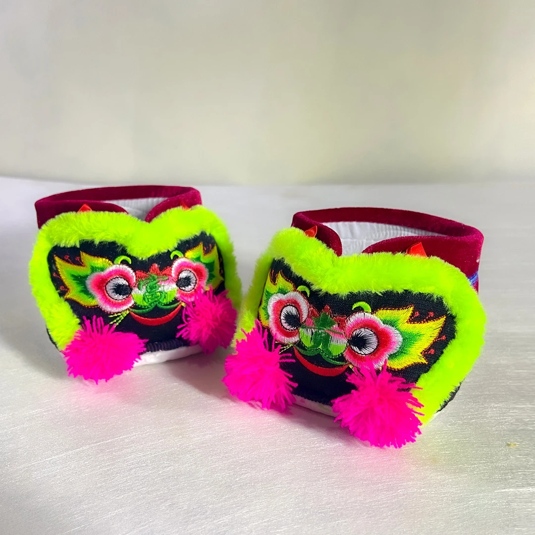 卢氏虎头婴幼儿鞋纯手工民族风绣富贵儿童布鞋传统绣花宝宝冬季