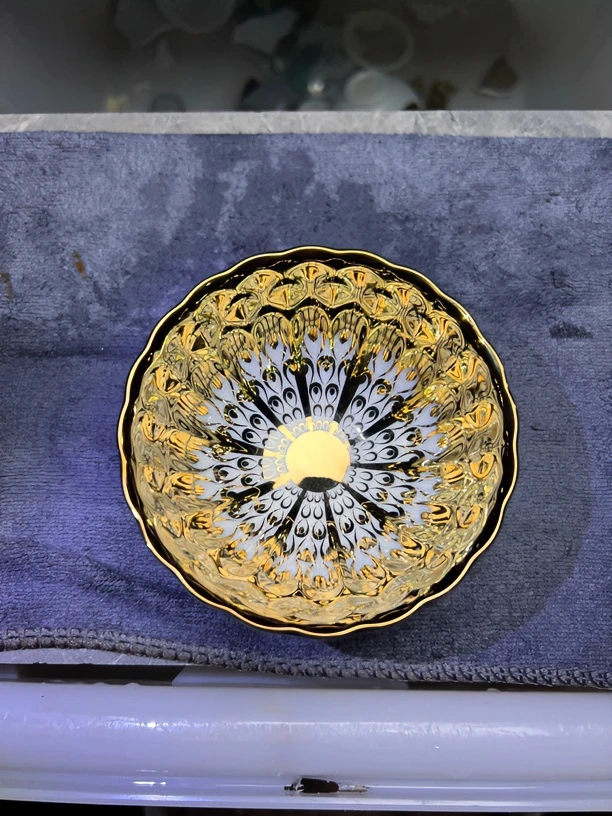 【闪购商品】.金玉满堂陶瓷主人杯品茗杯茶杯茶具