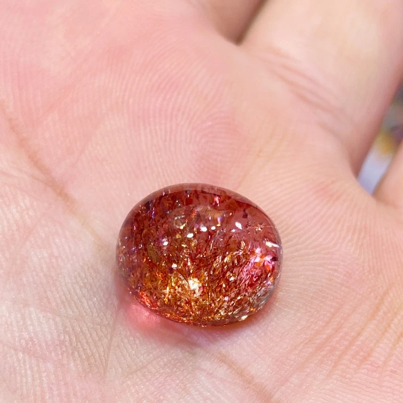 天然金草莓晶水晶