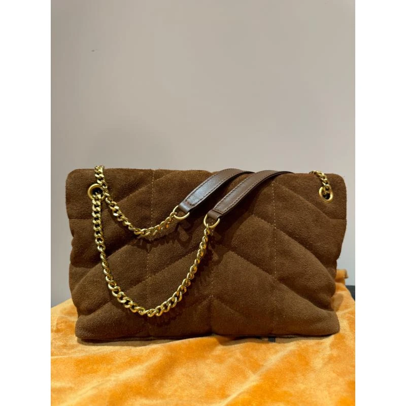 HIRMRIS真皮手工包550779-棕   磨砂v云