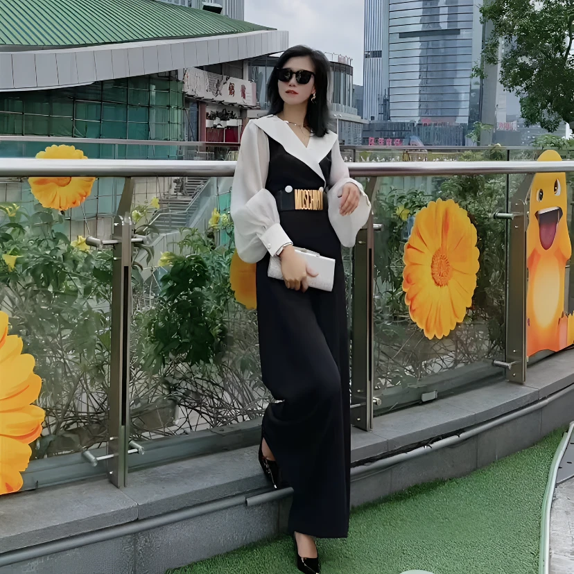 拿号下单图片款没货显瘦气质轻奢时尚连体裤