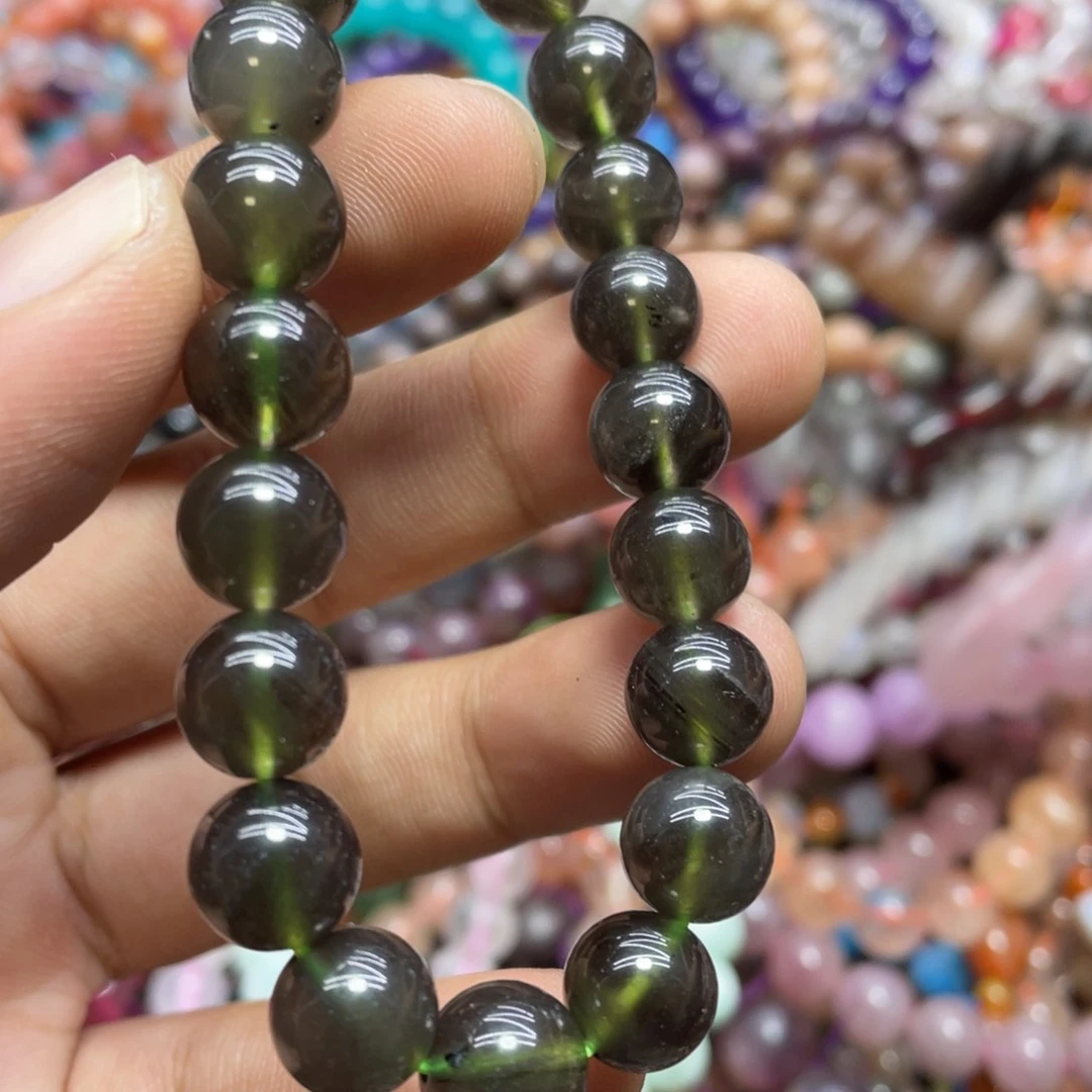 紫晶颈饰银S800镀金镶嵌