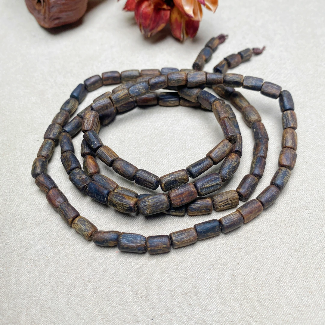 【壹芳珠宝】沉香随形红油多圈5mm