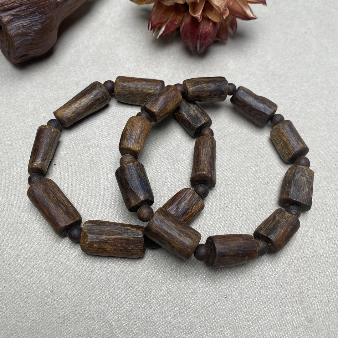 【壹芳珠宝】沉香桶珠随形手串（多样性发货一件）