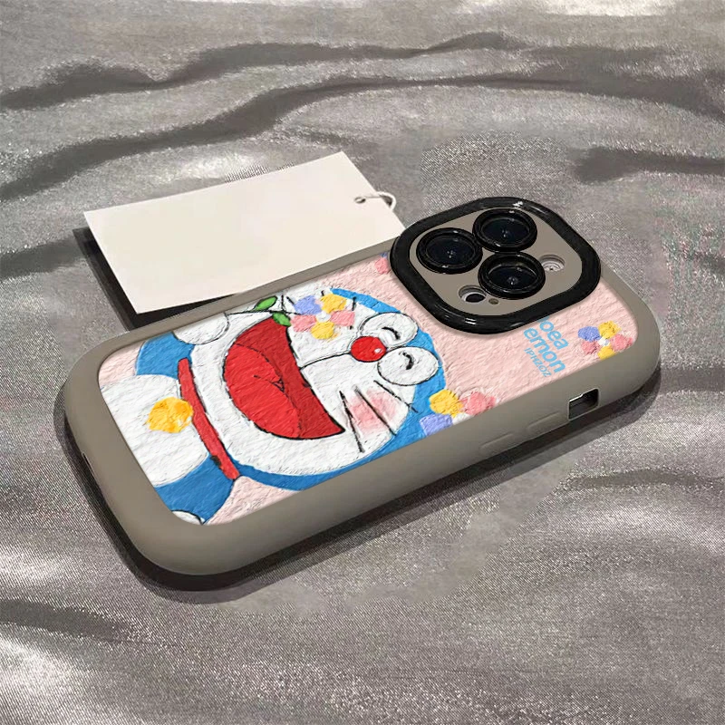哆啦A梦适用iphone16/15promax手机壳苹果13/14全包12/11防摔7/8p