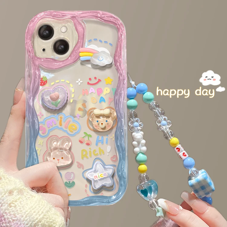 云朵公仔适用iPhone14苹果15proamx手机壳13创意12可爱11卡通xr/x