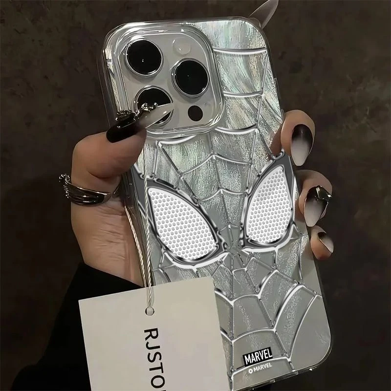 蜘蛛侠适用iPhone15/14ProMax手机壳苹果13/12/11全包XS/XR防摔16