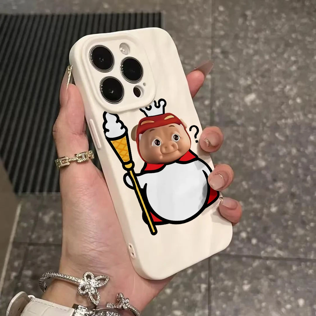 搞怪猪猪侠适用iphone16/15promax手机壳苹果13全包12/11卡通xr软