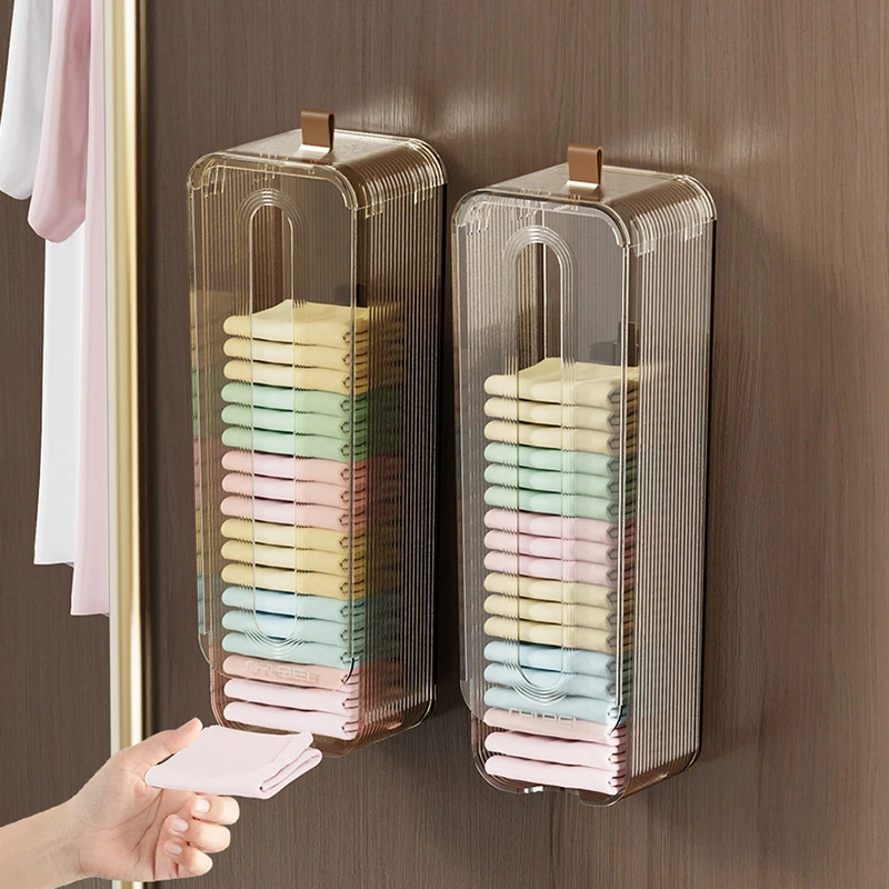 严选衣柜壁挂式袜子收纳盒创意悬挂贴身衣物收纳整理盒文胸置物盒