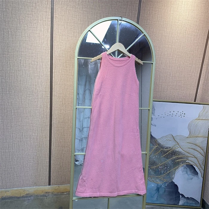 LL569粉色孕妇裙子   90-110小脏