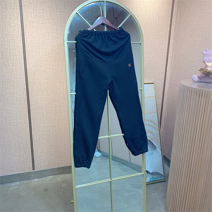 D503黑色孕妇加绒裤子 M90-120L130XL140XXL150