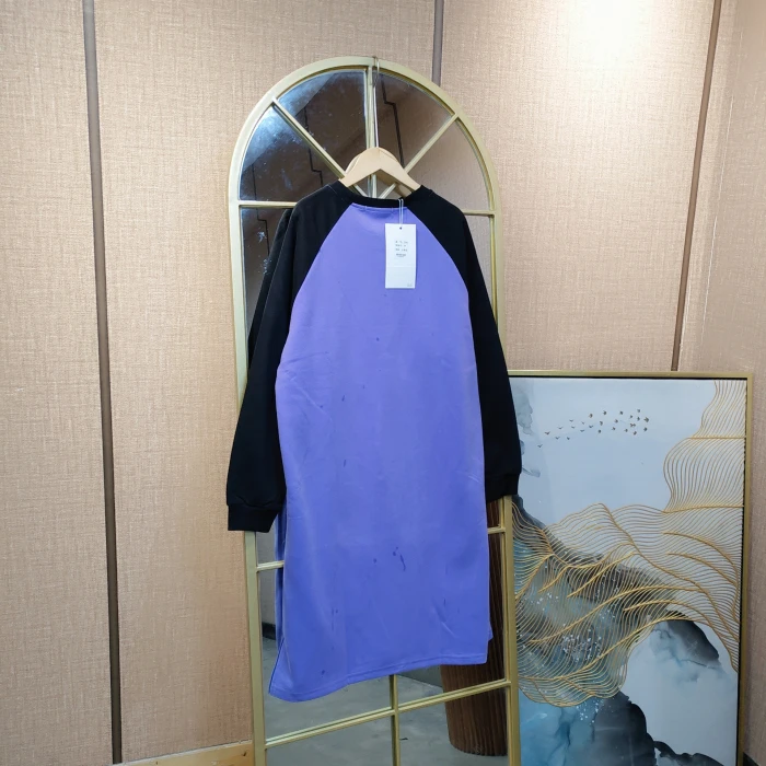 CH64孕妇紫色卫衣裙L100-130XL140(加厚不加绒）