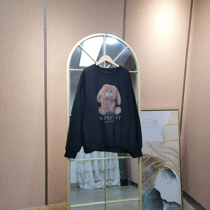BE929孕妇黑色卫衣100-130