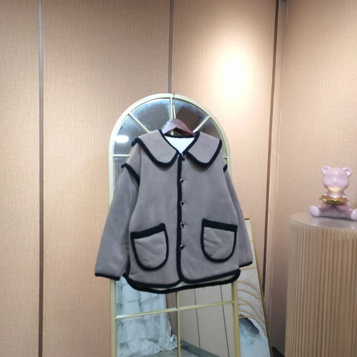 LD41孕妇咖色外套XL100-130XXL140
