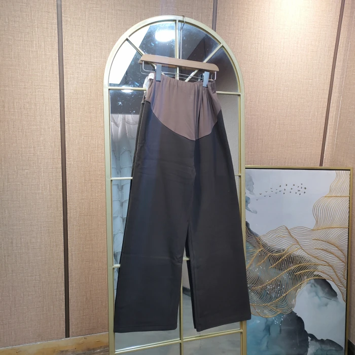 HC110孕妇棕色加绒裤子L90-130XL110-140