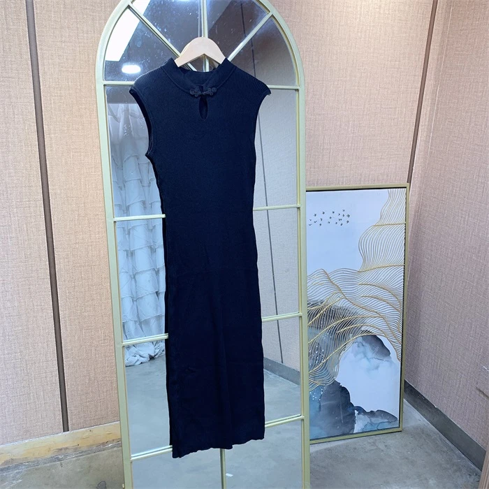 JJ269黑色孕妇裙子 90-130