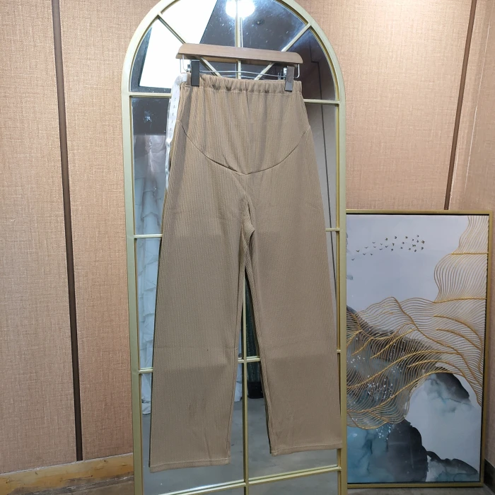 HM41孕妇棕色裤子M90-120L130XL140XXL150