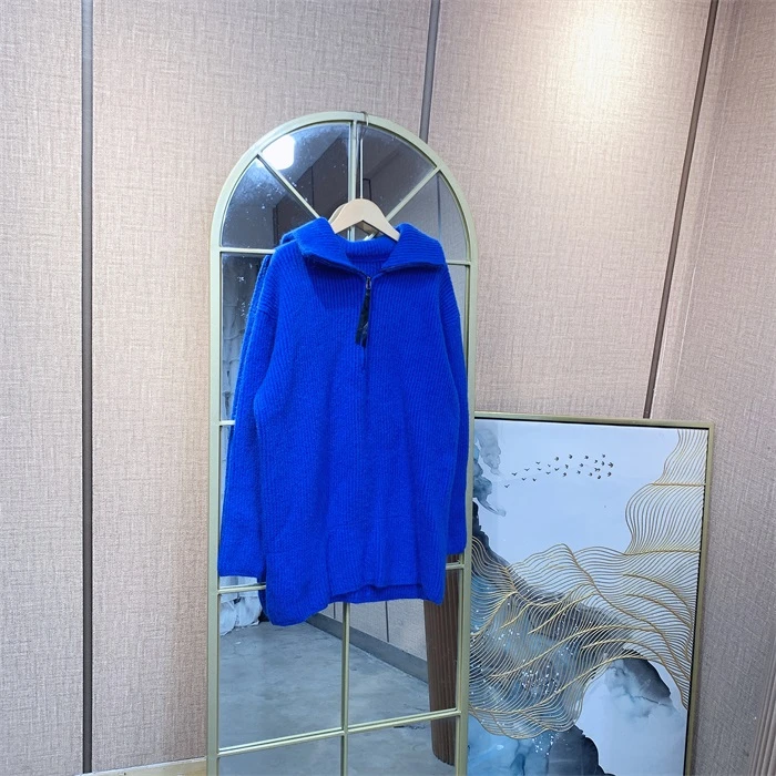 UU235蓝色孕妇针织衫100-140