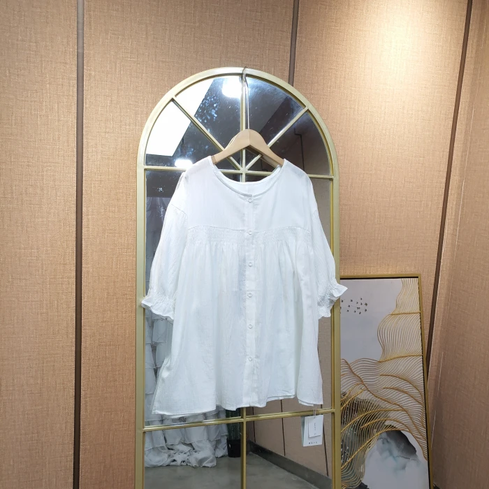 CD25孕妇白色上衣100-140