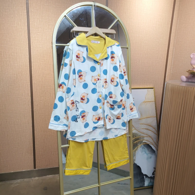 EP119孕妇白色月子服套装M100-130