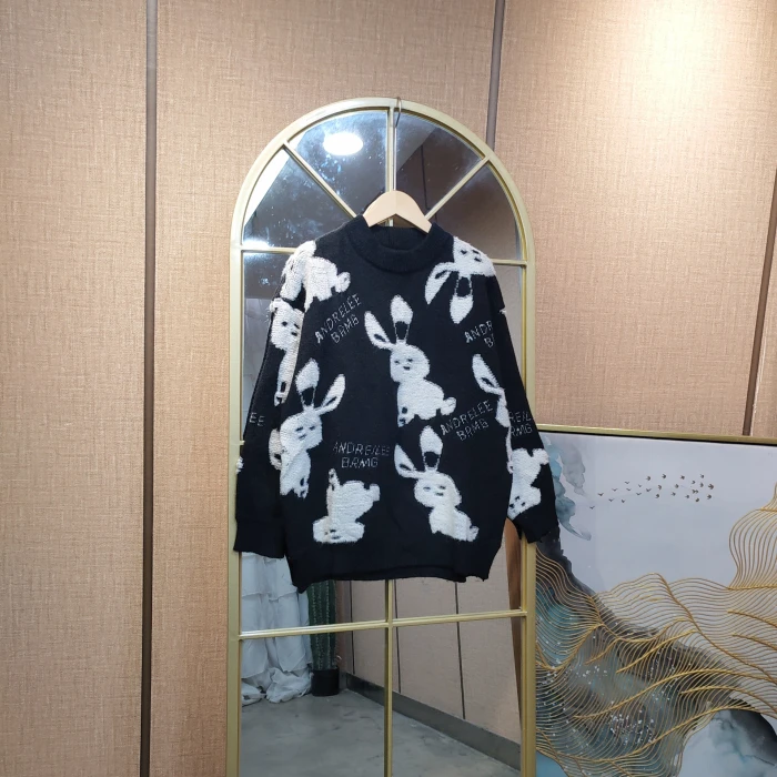 AD180孕妇黑色毛衣90-140