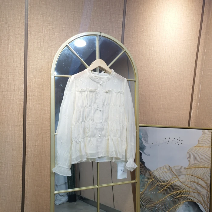 BF653孕妇杏色上衣90-110