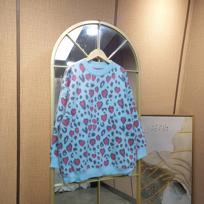 AH57孕妇蓝色毛衣90-150