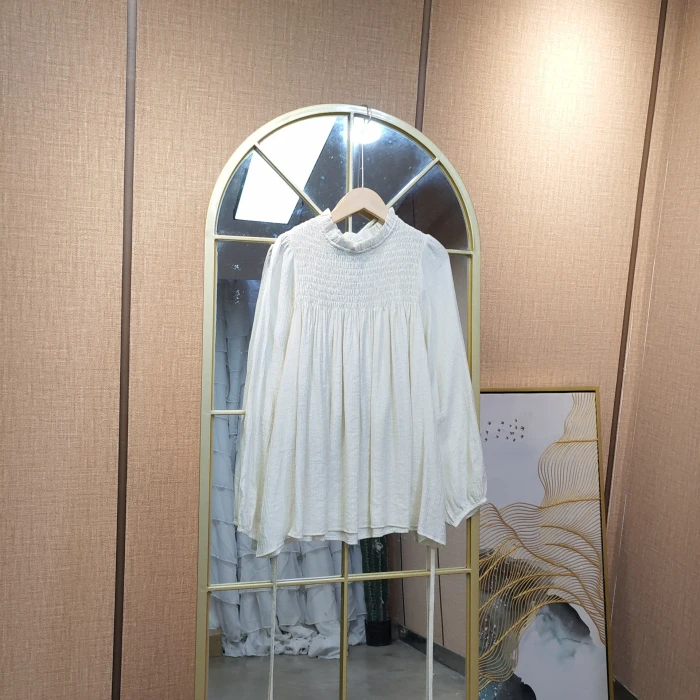 BE761孕妇杏色上衣100-130