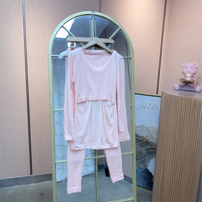 E164粉色衣两件套90-180