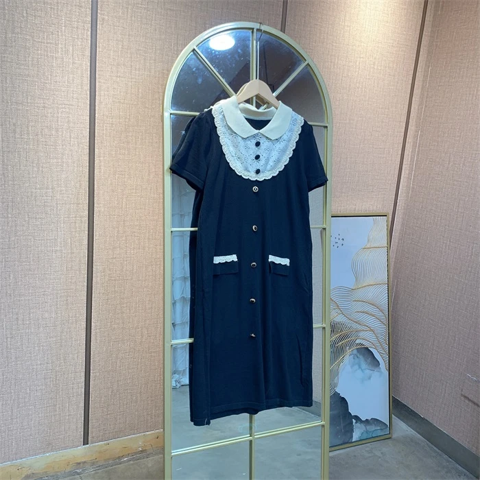 HH394黑色孕妇裙子 100-130