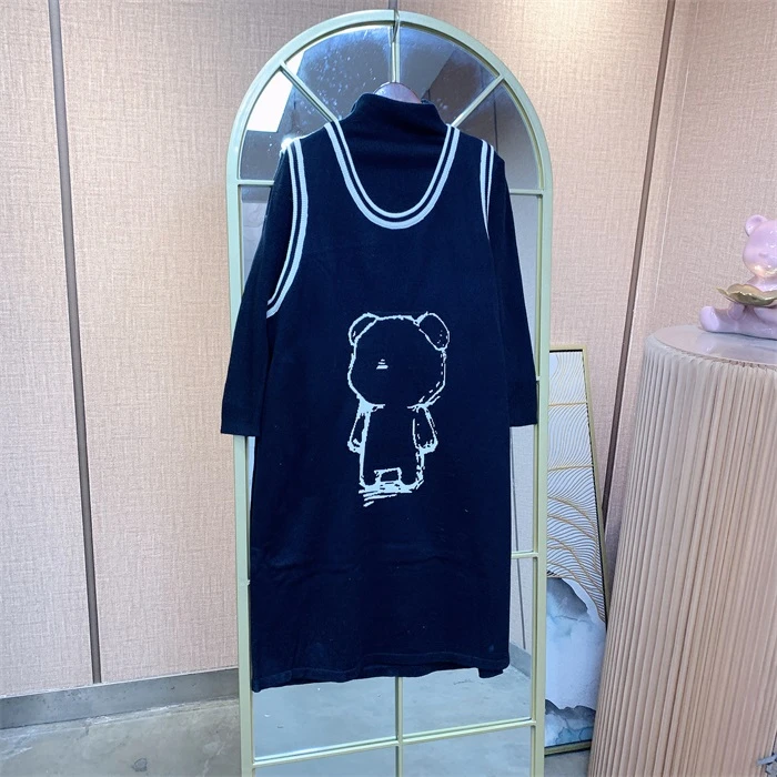 H341黑色孕妇衣两件套  90-150