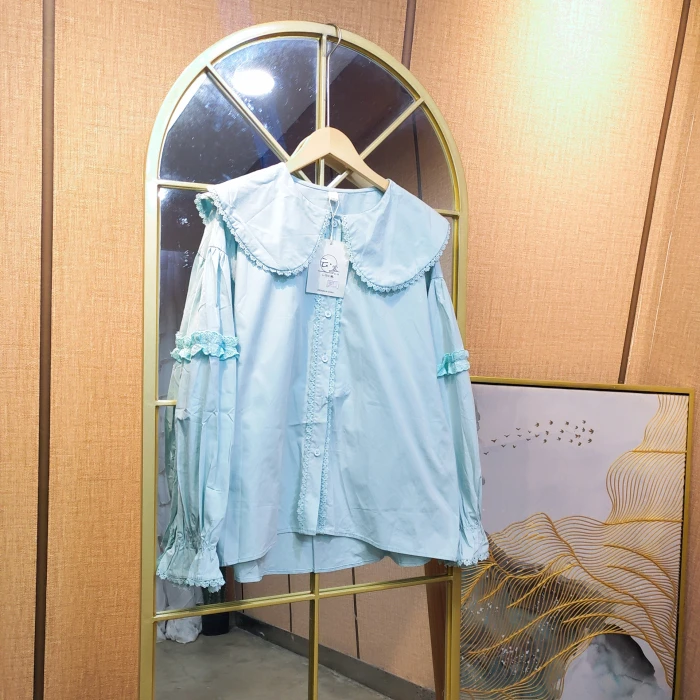 CG54孕妇蓝色衬衣110-130