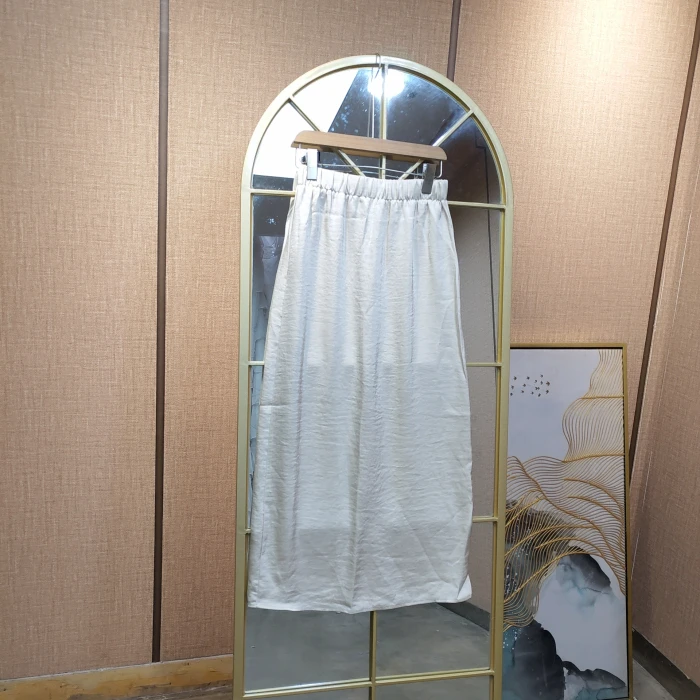 CD62产后杏色半身裙90-115